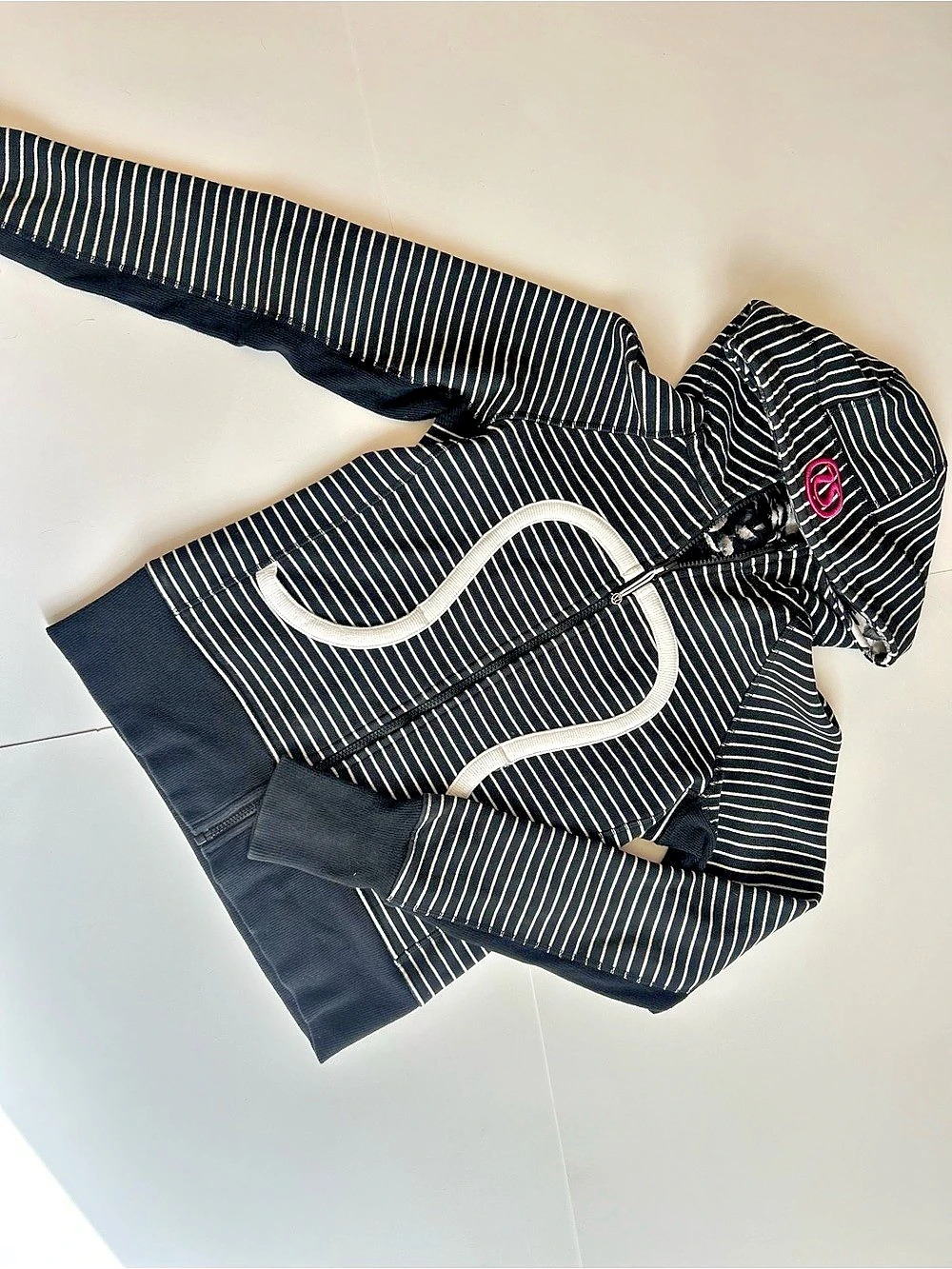 Lululemon Striped Zip Hoodie